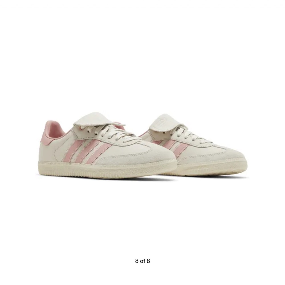 Adidas Women's Samba Sneakers - Cream and Pink -  Women’s size 10 (Men’s 8.5)